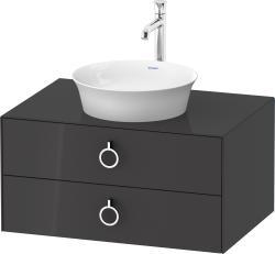 Duravit White Tulip Asma dolap ünitesi 800 mm Grafit Parlak WT49900H1H1