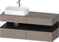 Duravit Studio F. A. Porsche Collection Asma dolap ünitesi 1400 mm Bazalt Mat QA4765016430010