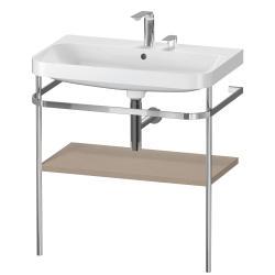 Duravit Happy D.2 c-shape Metal lavabo konsolu 775 mm Keten Dekor HP4837E7575