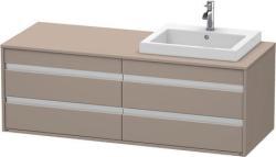 Duravit Ketho Asma dolap ünitesi 1400 mm Bazalt Mat KT6757R4343