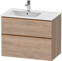 Duravit D-Neo Asma dolap ünitesi 810 mm Marbeled Oak DE4366004550000