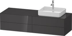 Duravit White Tulip Asma dolap ünitesi 1600 mm Grafit Parlak WT4867RH1H10000
