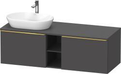 Duravit D-Neo Asma dolap ünitesi 1400 mm Grafit Mat DE4950L34490000