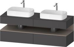 Duravit Studio F. A. Porsche Collection Asma dolap ünitesi 1600 mm Grafit Mat QA4779043490010
