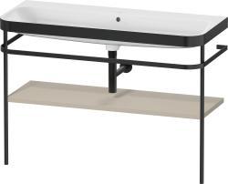 Duravit Happy D.2 c-bonded Metal lavabo konsolu 1175 mm Taupe Saten Mat Lake HP4739N60600000