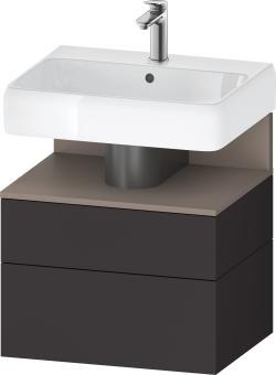 Duravit Studio F. A. Porsche Collection Asma dolap ünitesi 590 mm Grafit Süper Mat QA4393043800000