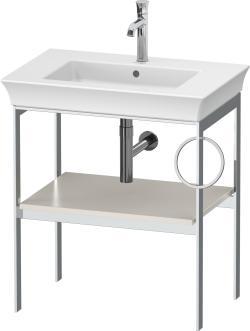Duravit White Tulip Metal konsol 684 mm İskandinav Beyazı Saten Mat Lake WT4543R3939