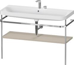 Duravit Happy D.2 c-shape Metal lavabo konsolu 1175 mm Taupe Saten Mat Lake HP4839E60600000