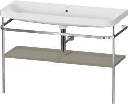Duravit Happy D.2 c-shape Metal lavabo konsolu 1175 mm Taş Grisi Saten Mat Lake HP4839N92920000