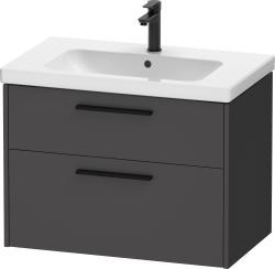 Duravit D-Code Asma dolap ünitesi 784 mm Grafit Mat DC46720BD490000