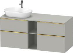 Duravit D-Neo Asma dolap ünitesi 1400 mm Beton Gri Mat Dekor DE4970L34070000