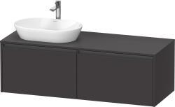 Duravit Ketho.2 Asma dolap ünitesi 1400 mm Grafit Süper Mat K24888L80800000