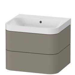 Duravit Happy D.2 c-shaped asma set 575 mm Taş Grisi Saten Mat Lake HP4345N9292