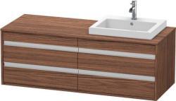 Duravit Ketho Asma dolap ünitesi 1400 mm Koyu Ceviz Dekor KT6757R2121