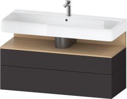 Duravit Studio F. A. Porsche Collection Asma dolap ünitesi 1190 mm Grafit Süper Mat QA4396030800010