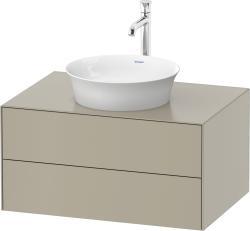 Duravit White Tulip Asma dolap ünitesi 800 mm Taupe Saten Mat Lake WT4985060600010