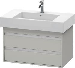 Duravit Ketho Asma dolap ünitesi 800 mm Beton Gri Mat Dekor KT664000707