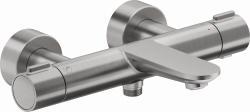 Duravit Wave Sıvaüstü küvet termostatı 303 mm Fırçalanmış Paslanmaz Çelik