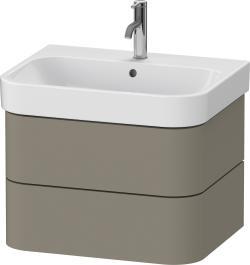 Duravit Happy D.2 Asma dolap ünitesi 625 mm Taş Grisi Saten Mat Lake