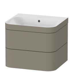 Duravit Happy D.2 c-bonded Asma dolap 575 mm Taş Grisi Saten Mat Lake HP4635N9292