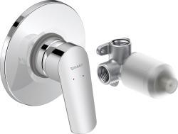 Duravit No.1 Ankastre duş bataryası 115 mm Krom