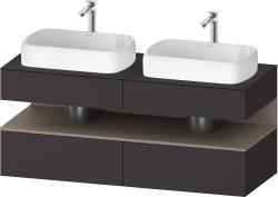 Duravit Studio F. A. Porsche Collection Asma dolap ünitesi 1400 mm Grafit Süper Mat QA4767043800010