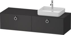 Duravit White Tulip Asma dolap ünitesi 1600 mm Grafit Saten Mat WT4890R58580010