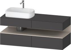 Duravit Studio F. A. Porsche Collection Asma dolap ünitesi 1400 mm Grafit Mat QA4765091490000