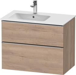 Duravit D-Neo Asma dolap ünitesi 810 mm Marbeled Oak DE4366070550000