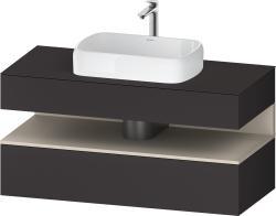 Duravit Studio F. A. Porsche Collection Asma dolap ünitesi 1200 mm Grafit Süper Mat QA4732083800010