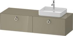 Duravit White Tulip Asma dolap ünitesi 1600 mm Taş Grisi Parlak WT4890RH2H20000