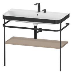 Duravit Happy D.2 c-bonded Metal lavabo konsolu 975 mm Keten Dekor HP4738E7575