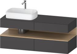 Duravit Studio F. A. Porsche Collection Asma dolap ünitesi 1400 mm Grafit Mat QA4765030490000