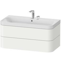 Duravit Happy D.2 c-shaped asma set 975 mm Beyaz Saten Mat Lake HP4348E3636