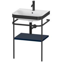 Duravit Happy D.2 c-bonded Metal lavabo konsolu 575 mm Gece Mavisi Saten Mat Lake HP4735O9898