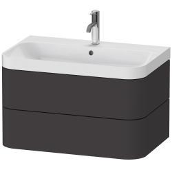 Duravit Happy D.2 c-shaped asma set 775 mm Grafit Süper Mat HP4347O8080