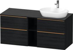 Duravit D-Neo Asma dolap ünitesi 1400 mm Siyah Meşe DE4970R04160000