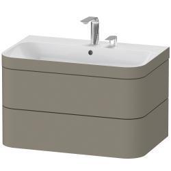 Duravit Happy D.2 c-bonded Asma dolap 775 mm Taş Grisi Saten Mat Lake HP4637E9292