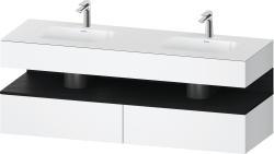 Duravit Studio F. A. Porsche Collection Ankastre lavabo tezgahlı dolap ünitesi ile birlikte 1600 mm Beyaz Mat QA4797016180010