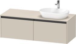 Duravit Ketho.2 Asma dolap ünitesi 1400 mm Taupe Süper Mat K24888R83830000