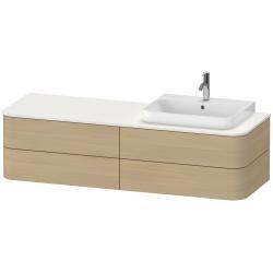Duravit Happy D.2 Asma dolap ünitesi 1600 mm Akdeniz Meşesi Gerçek ahşap kaplama HP4973R7171