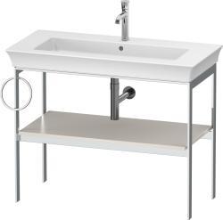 Duravit White Tulip Metal konsol 984 mm İskandinav Beyazı Saten Mat Lake WT4544L3939
