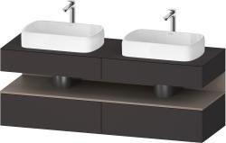 Duravit Studio F. A. Porsche Collection Asma dolap ünitesi 1600 mm Grafit Süper Mat QA4779043800010
