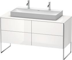 Duravit XSquare Yerden dolap ünitesi için tezgah 1400 mm Beyaz (parlak) XS4925M8585