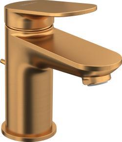 Duravit Wave Tek kollu lavabo bataryası S 52 mm Fırçalanmış Bronz WA1010001004