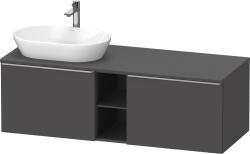 Duravit D-Neo Asma dolap ünitesi 1400 mm Grafit Mat DE4950L70490000