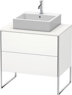 Duravit XSquare Yerden dolap ünitesi için tezgah 800 mm Beyaz Saten Mat Lake