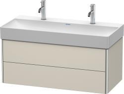 Duravit XSquare Asma dolap ünitesi 984 mm Taupe Süper Mat