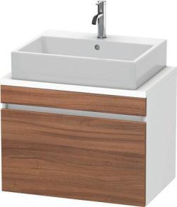 Duravit DuraStyle Asma dolap ünitesi Doğal Ceviz Ön yüzey: Ceviz ağacı Mat, Dekor, Gövde: Beyaz Mat, Dekor DS530107918