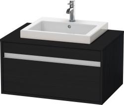 Duravit Ketho Asma dolap ünitesi 800 mm Siyah Meşe KT679401616
